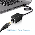Pikkukuva 3 / 5: RJ45 LAN Naaras-Naaras Liitin RJ45 Ethernet-kaapeli Cat6 6A Cat5 5e Verkko LAN-sovitin Internet-liitin Jatke Laajennusmuunnin