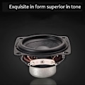 Miniatyrbilde 3 av 5: 2 stk 52mm Full Range Høytalere 4 Ohm 10W Flat Arc Dobbel Magnet Bluetooth Høytaler
