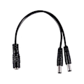 Miniatyrbillede 2 af 5: 5,5x2,1mm 1 til 2 M/F DC Splitter Kabel til Sikkerhed CCTV Kamera