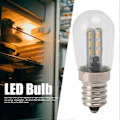 Pikkukuva 5 / 5: 5 kpl E12 LED-lamppua, korkea kirkkaus, 120V, jääkaapin lamppu 24 helmellä, lämmin valo