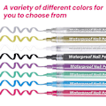 Miniatyrbilde 2 av 5: Neglekunst Graffiti Pen Blomst Bølge Stripe DIY Maling Gel Pen Hurtig Tørkende Gel pink blue green purple