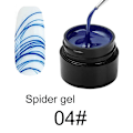 Miniatyrbilde 1 av 5: 3D-maling edderkopp negler gel kreativ ledningstrekk neglelakk neglekunst for manikyr c04