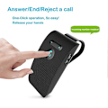 Miniatyrbild 2 av 4: Bluetooth Handsfree Bilsats 5.0 Solskyddsspegelklämma Trådlös Ljudmottagare Högtalartelefon Högtalare Musikspelare Dubbel Mikrofon