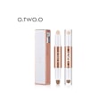 Miniatyrbilde 4 av 5: O.two.o 3D dobbelthodet sminke highlighter V-ansikt concealer konturering bronzere highlighters penn kosmetisk sminke konturstift beige cool brown