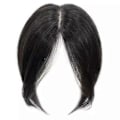 Miniatyrbilde 1 av 5: Ekte Toppstykke med Midtskill, Menneskehår, Toppstykker for Kvinner light brown