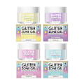 Miniatyrbilde 5 av 5: Jaysuing Glitter Gel Ball Party Carnival Tredimensjonalt Høydepunkt Naturlig Glans Ansikts- og Kroppsgel - Neonlilla 30G -3879279580028