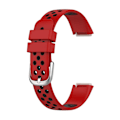 Pikkukuva 1 / 5: Fitbit Luxe -silikoniranneke red black
