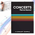 Pikkukuva 5 / 5: Konsertti-päiväkirja: Tallenna suosikkikonsertit, muistettavat konsertit, konserttipäiväkirja