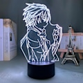 Miniatyrbillede 2 af 5: Guilty Crown Ouma 3D LED Lampe til Soveværelse Dekorativ Natlampe Fødselsdagsgave Værelse Bord LED Lys Anime Guilty Crown