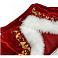 Miniatyrbild 5 av 5: Plus Size Deluxe Sammet Juldräkt för Vuxna Cosplay Par Santa Claus Kläder Festkläder Juluniform Kostym för Män Kvinnor red  man l