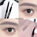 Miniatyrbillede 3 af 3: Let at fjerne makeup, glat og langtidsholdbar farve øjenbrynspen gray