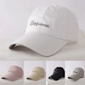 Miniatyrbilde 3 av 4: Hatt Hurtig-Tørkende Broderte Bokstaver Justerbar Baseball Caps for Menn og Kvinner (Svart)