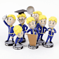 Miniatyrbillede 3 af 4: KinZon Fallout Vault Boy Bobble Head PVC Action Figur - Samleobjekt Legetøj Brinquedos f unarmed