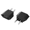 Miniatyrbillede 3 af 5: 4.0/4.8mm EU-stikadapter EU US til Euro US AU-stikkonverter Amerikansk konverter-stik Rejse us to eu 4.0mm