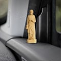 Miniatyrbild 4 av 5: Sankt Josef Staty Snickare Josef Hus Säljande Välsignelse Resin Figur Skulptur Jesu Fader Skrivbordsdekoration Ornament Present