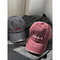 Miniatyrbilde 3 av 4: Hatt for kvinner Sommer Bokstav Broderi Myk Topp Retro Industriell Stil Casual Vill Baseball Caps Menn (Oransje)