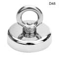 Neodym Magnet Super Stark Kraftfull Bärgningskrok Fiske Magnetisk Cirkulär d48