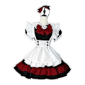 Miniatyrbillede 4 af 5: Vampyr Pigekostume, Pigekostume xl
