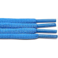 Miniatyrbillede 4 af 5: 2 par ovale sko snørebånd 42 farver halv runde 1/4\" atletiske snørebånd til sport/løbesko sko snore 01t white 45.28inch (115cm)
