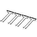 Miniatyrbilde 1 av 4: 4 stk. Vinglasshyller Veggmontert Hengende Stativ Hylle Vinglass Display Stativ For Skap Og Bar B