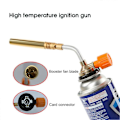 Miniatyrbilde 2 av 5: 1-3 stk Sveisegass Flammepistol Butanbrenner Lodding Flammekaster Bærbar Loddevarmepistol Utendørs Camping BBQ 3pcs