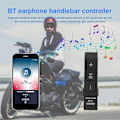 Miniatyrbilde 3 av 5: V5.0 Trådløs Bluetooth-knapp Fjernkontroll for Ridning Øretelefon Hjelm Hodesett Bil Rattet Motorsykkel Sykkel Styre Media Controller