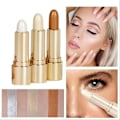 Miniatyrbilde 5 av 5: Highlighter Stick Makeup Glitter Contouring Bronzer For Face Shimmer Powder Highlight Corrector Contour Illuminator