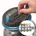Miniatyrbilde 4 av 5: 1 stk Spargris Sparbøsse Krukke 1,8L Teller Elektronisk Digital LCD Telling Mynt Sparbøsse Mynter Sto