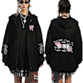 Miniatyrbillede 1 af 5: Koreansk Mode Stray Kids Maxident Lynlås Hoodie Mænd Kvinder Cardigan Zip Up Frakke Hoodies Par Casual Mode Trøjer Sort s