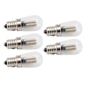 Pikkukuva 4 / 5: 5 kpl E12 LED-lamppua, korkea kirkkaus, 120V, jääkaapin lamppu 24 helmellä, lämmin valo
