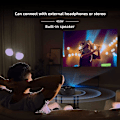 Pikkukuva 3 / 5: Mini Projektio Näyttö 180P 4K Kannettava Langallinen Projektor Kotiteatteri Lasten Lahja Kino Video Älykäs HD TV Elokuva Media Player IOS Androidille
