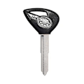 Miniatyrbillede 2 af 4: Til Yamaha Dragstar V-star Ds400 Ds650 Xvs400 Xvs650 Xv1900 Xvs1300 Xvs950 Motorcykeltilbehør Motordele Embryo Blank Nøgle black