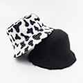 Pikkukuva 2 / 3: Unisex Pink Cow Kuvioinen Bucket-Hat Kääntyvä Kalastajanlakki