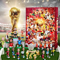 Miniatyrbild 1 av 4: Adventskalender Fotboll Adventskalender 2024, Tonårspojke Presenter Juldekorationer Fotbollsutrustning, 24 Dagar Julnedräkningskalender Innehåller 24