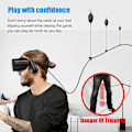 Pikkukuva 2 / 5: VR-kaapelien hallintajärjestelmä kattohihna Oculus Quest 2/rift Link -kaapelille VR