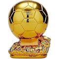 Miniatyrbillede 2 af 5: Ballon d'Or Trofæ Samleobjekter 21cm - De Bedste Gaver til Fodboldfans og Samlere 21cm