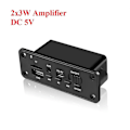 Pikkukuva 2 / 5: Langaton Bluetooth 5.0 MP3-soitin Dekoodauslevy 6W Vahvistin DC 5V Ääni Moduuli USB TF FM-radio