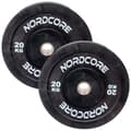Miniatyrbild 1 av 2: Nordcore Viktskivor Bumper Core (5-25kg), par - 20 kg