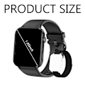 Miniatyrbillede 5 af 5: Smartwatch til mænd og kvinder med understøttelse af opkald og modtagelse af opkald, kunstig intelligens stemmeassistent, iltmætning/puls/søvn