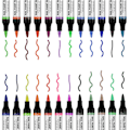 Miniatyrbild 8 av 8: Bärbar nagellackspenna DIY vattenbaserad nagellack gelpenna för kvinnor flickor(10 )