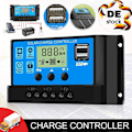 Miniatyrbillede 1 af 5: 12V-24V MPPT Solar Oplader Controller Panel Regulator Daul USB Digital LCD