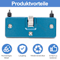 Miniatyrbild 4 av 5: Jorest verktyg för byte av klockbatteri, verktygslåda för klocköppnare används för att vrida det öppnade klockfodralet, klocköppnare, byt ut klockarmband, reptåligt