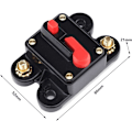 Miniatyrbillede 2 af 5: Afbryder med manuel nulstilling, 30Amp - 300Amp Vandtæt 12-24V Afbryder Nulstilling Båd Sikringsholder Audio Afbryder Inline Stereo