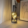 Miniatyrbillede 5 af 5: Dekorativ lampe med bur, lampe til soveværelse, køkken, bryllup