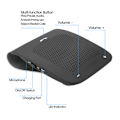 Miniatyrbild 5 av 5: Bluetooth-högtalartelefon för bil, handsfree, automatisk anslutning till mobiltelefon för säker körning
