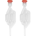 Miniatyrbillede 1 af 5: Fermenteringsprop Fermenteringsrør Luftsluse af plast Fermenteringsudstødningsventil Luftsluse SAS Bobler