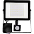 Miniatyrbild 1 av 5: Utomhus LED-strålkastare, 50W rörelsesensor, 6500K utomhus LED-strålkastare, IP66 säkerhetslampa, för trädgård, byggarbetsplats, uteplats, garage, gräsmatta, fest