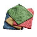 Miniatyrbillede 2 af 5: 4 stk. mikrofiber viskestykker, utrolig absorberingsevne, fnugfri mikrofiberklude i cateringkvalitet, rengøringsklud/vaffelklud