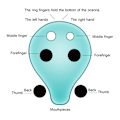Miniatyrbilde 3 av 5: Ocarina 6 Hull Alto C Ocarina - Gaveidé for nybegynnermusiker, lett å lære