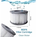 Miniatyrbilde 2 av 5: 4 stk - Mspa oppblåsbar badekar varm kilde basseng filterelement